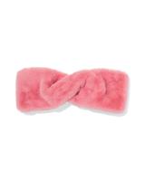 HEMA Kinderhoofdband nepbont roze HEMA Kinderhoofdband nepbont roze