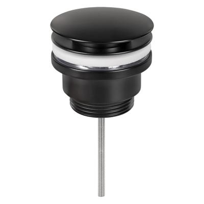 Differnz afvoerplug pop up | design | mat zwart | 63mm