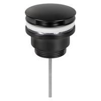 Differnz afvoerplug pop up | design | mat zwart | 63mm
