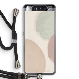 Geo #8: Samsung Galaxy A80 Transparant Hoesje met koord