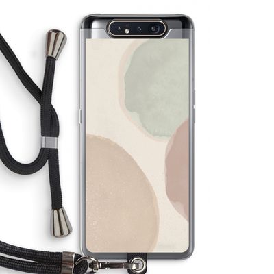 Geo #8: Samsung Galaxy A80 Transparant Hoesje met koord