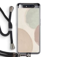 Geo #8: Samsung Galaxy A80 Transparant Hoesje met koord