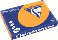 Clairefontaine Trophée Pastel, gekleurd papier, A3, 160 g, 250 vel, oranje - thumbnail