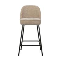 BePureHome Vogue barkruk H65 chenille zand