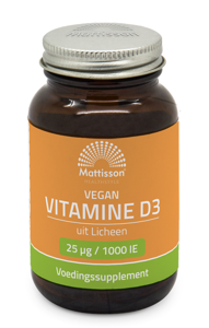 Mattisson HealthStyle Vitamine D3 25mcg Capsules