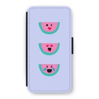 Smiley watermeloen: iPhone 12 Flip Hoesje