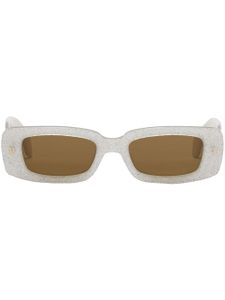 Palm Angels Eyewear lunettes de soleil Lala à monture rectangulaire - Blanc