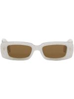 Palm Angels Eyewear lunettes de soleil Lala à monture rectangulaire - Blanc