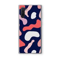 Memphis Shapes Pink: Samsung Galaxy Note 10 Transparant Hoesje