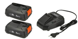 Gardena Startset P4A QC+ 2x2,5Ah Accu&apos;s - Snellader - Geschikt voor 18V Tuingereedschap