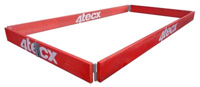 4tecx Kantplankhouder set rolsteiger hout 2,5m x 1,35m