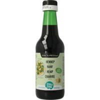 Terrasana Raw hennep olie koudgeperst in glas bio