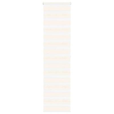 VidaXL Zebra rolgordijn 60x200 cm stofbreedte marmerbeige 55,9 cm