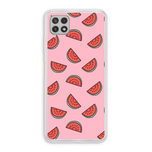 Watermeloen: Samsung Galaxy A22 4G Transparant Hoesje