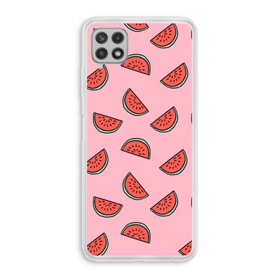 Watermeloen: Samsung Galaxy A22 4G Transparant Hoesje