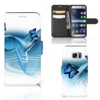 Samsung Galaxy S7 | Telefoonhoesje | Met pasjeshouder | Vlinders Samsung Galaxy S7 | Telefoonhoesje | Met pasjeshouder | Vlinders