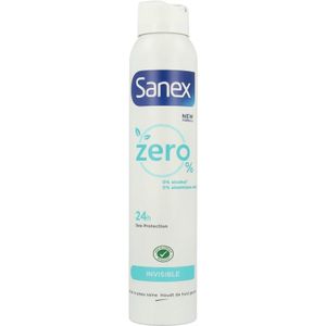 Sanex Deodorant zero % invisible (200 ml)