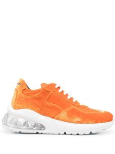 Philipp Plein baskets en velours - Orange