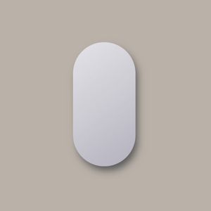 Spiegel Sanicare Q-Mirrors 40x80 cm Ovaal/Rond incl. ophangmateriaal Sanicare