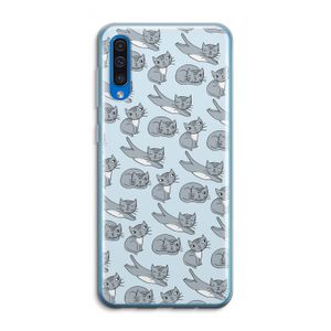 Poezen: Samsung Galaxy A50 Transparant Hoesje