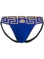 Versace jockstrap Greca Border - Bleu