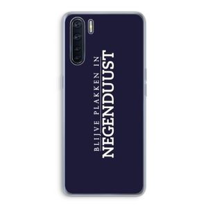 Blijve plakken in Negenduust: Oppo A91 Transparant Hoesje
