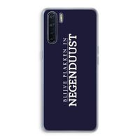 Blijve plakken in Negenduust: Oppo A91 Transparant Hoesje