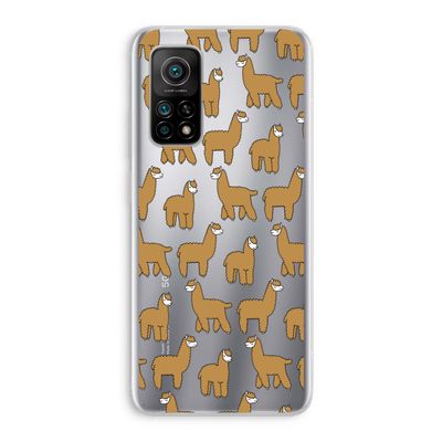 Alpacas: Xiaomi Mi 10T 5G Transparant Hoesje