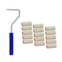 15x verfrollers / vachtrollers incl rollerbeugel 10 cm 15x verfrollers / vachtrollers incl rollerbeugel 10 cm