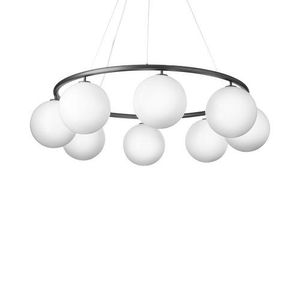 Nuura Miira 8 Circular Hanglamp - Grijs - Opaal