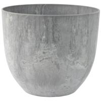 Ter Steege Plantenpot - betongrijs - kunststof - D28 x H24 cm - bloempot