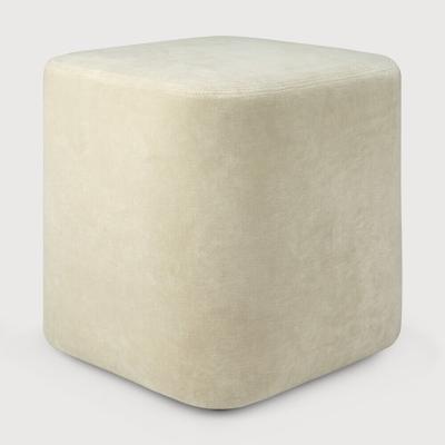 Ethnicraft Poef 'Cube' 40 x 40cm, kleur Zand
