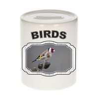 Dieren putter vogel spaarpot - birds/ vogels spaarpotten kinderen 9 cm