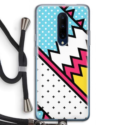 Pop Art #2: OnePlus 7 Pro Transparant Hoesje met koord