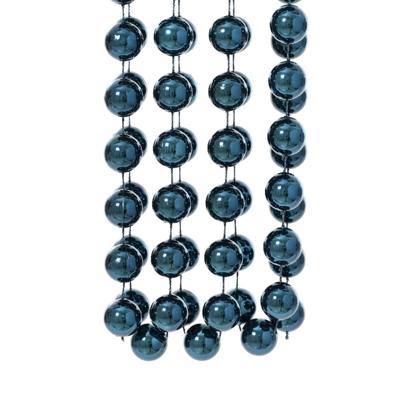 Kralenslinger - 2x - donkerblauw - XL - 270 cm - kunststof - kerstslinger