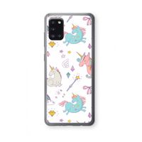 Fantasiewereld: Samsung Galaxy A31 Transparant Hoesje