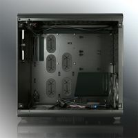 Raijintek THETIS Midi-tower PC-behuizing Zwart 1 voorgeïnstalleerde LED-ventilator, Zijvenster, Stoffilter - thumbnail