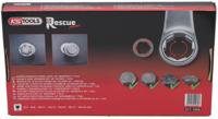 KS TOOLS Ks-tools "rescuepower" dubbele ringsleutel set double combination spanne 7tlg. covered