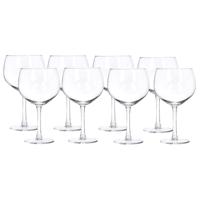 Gin en tonic glazen - set van 8x stuks - 650 ml - transparant - ballon glazen