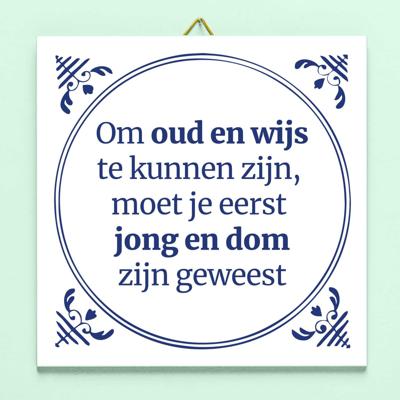 Tegeltje Jong en dom