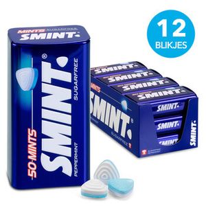 Smint Smint - Peppermint 50 Mints 12 Stuks