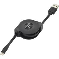 Renkforce USB-kabel USB 2.0 USB-A stekker, Apple Lightning stekker 0.80 m Zwart RF-4352330 - thumbnail