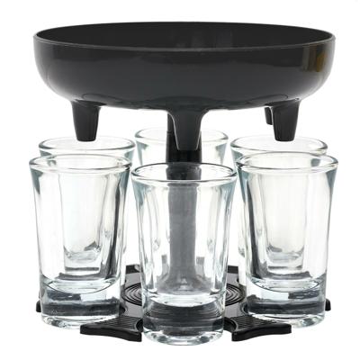 Drankdispenser voor shotjes - voor 6 glazen - Cadeau - Drankspel