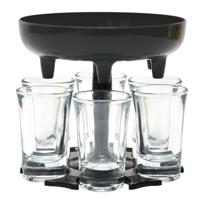 Drankdispenser voor shotjes - voor 6 glazen - Cadeau - Drankspel