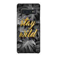 Stay wild: Samsung Galaxy S10 4G Volledig Geprint Hoesje