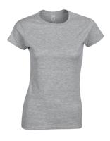 Gildan G64000L Softstyle® Women´s T- Shirt - Sport Grey (Heather) - 3XL - thumbnail