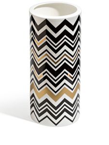 Missoni Home vase Zig Zag - Blanc