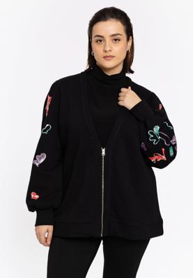 Yoek Jasje met details | Zwart | Maat 58/60