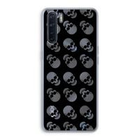 Musketon Skulls: Oppo A91 Transparant Hoesje