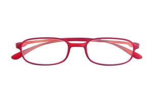 Unisex Leesbril Ofar | Sterkte: +2.00 | Kleur: Rood